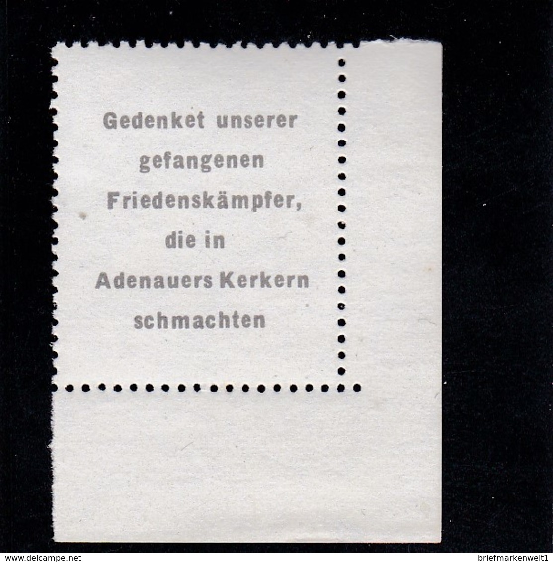 DDR, Sog. Adenauermarke** (T 10353) - Neufs