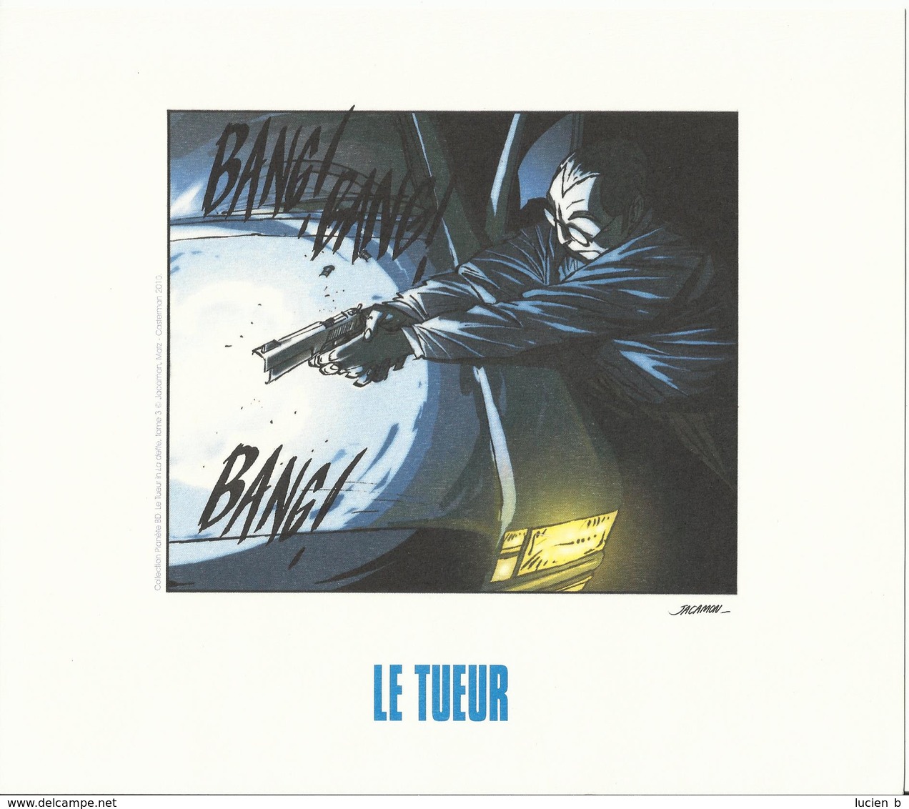 JACAMON  -  Ex-libris "Le Tueur" - Illustrateurs J - L