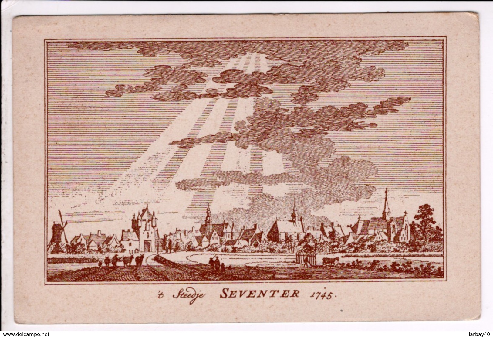 Cpa Steedje Seventer  1745 - Zevenaar