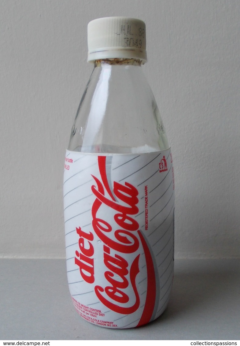 - Ancienne Bouteille En Verre - GRANDE BRETAGNE - DIET COCA COLA - Année 80 - 25cl - - Bouteilles