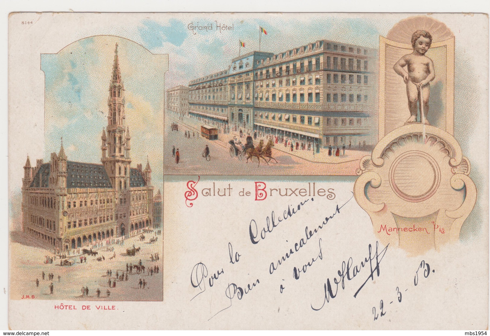 Salut De Bruxelles 1903 - Multi-vues, Vues Panoramiques