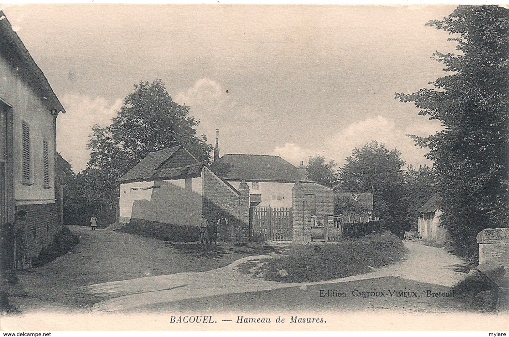 Cpa  60 Bacouel Hameau De Masures - Autres & Non Classés