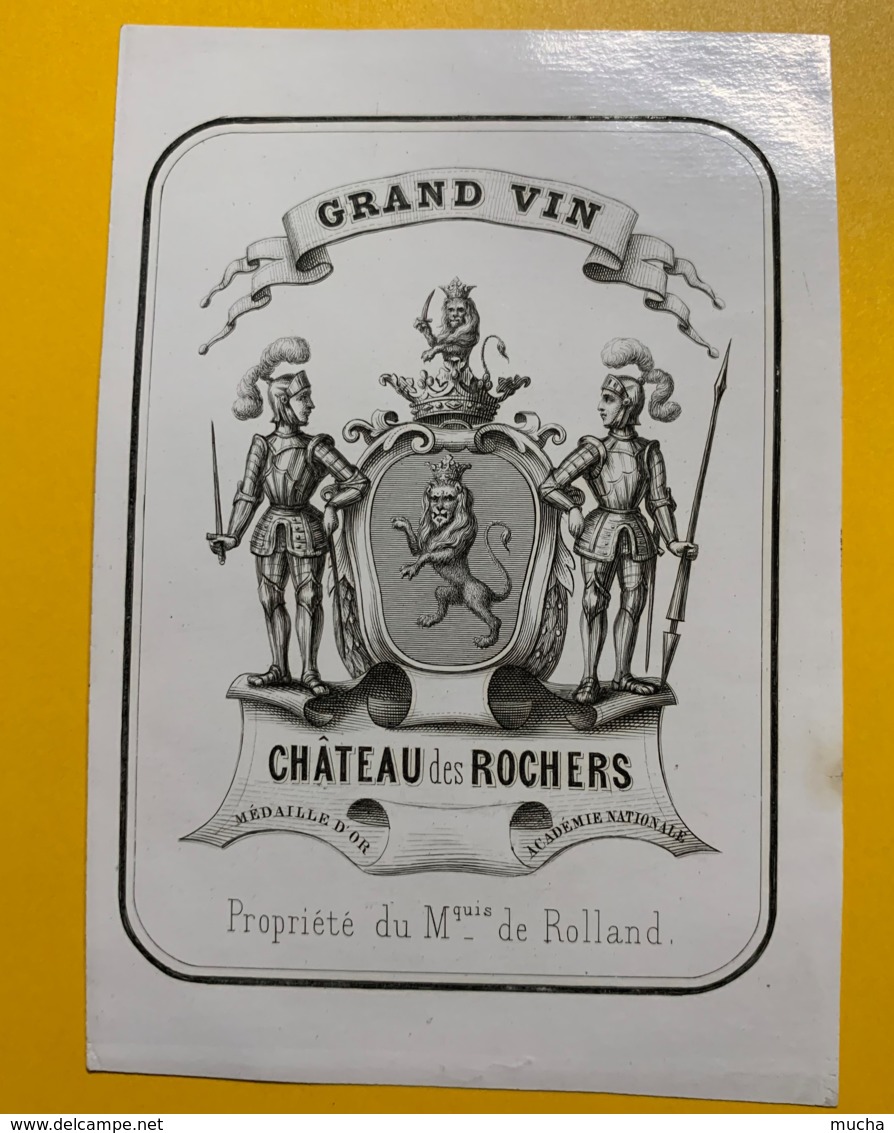 9421 - Grand Vin  Château Des Rochers Sauternes Marquis De Rolland - Bordeaux