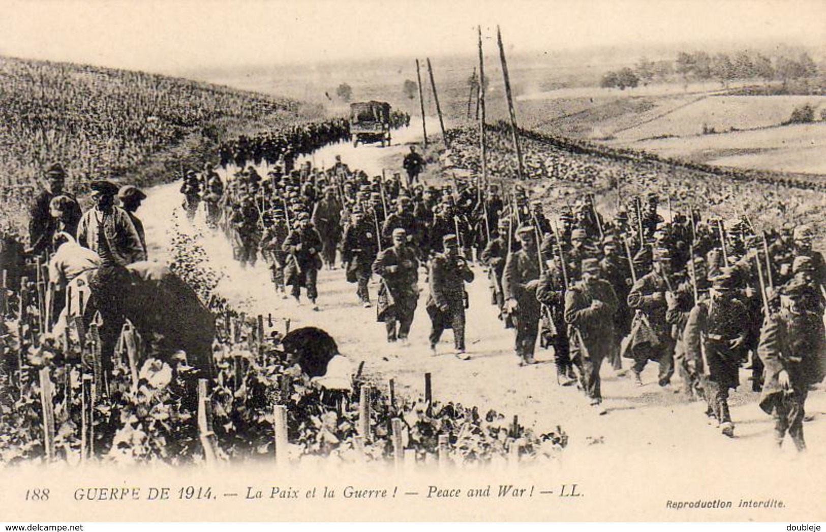 MILITARIA GUERRE De 1914  La Paix Et La Guerre - Peace And War - Guerre 1914-18