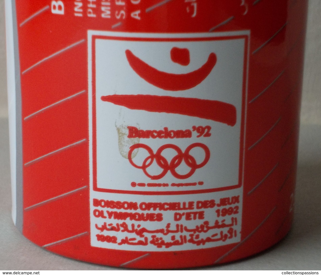 - Ancienne Cannette. COCA COLA - TUNISIE - 25cl - Jeux Olympiques Barcelone 92 - Cannette Jamais Ouverte - - Dosen