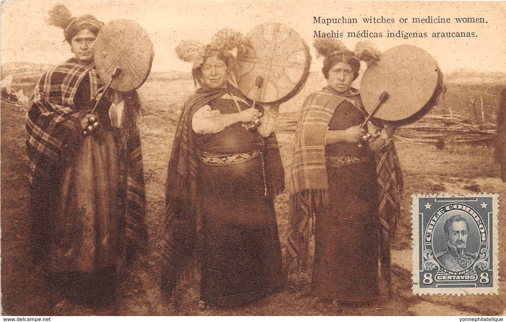 Chili - Ethnic H / 45 - Mapuchan Witches Or Medicine Women - Chile