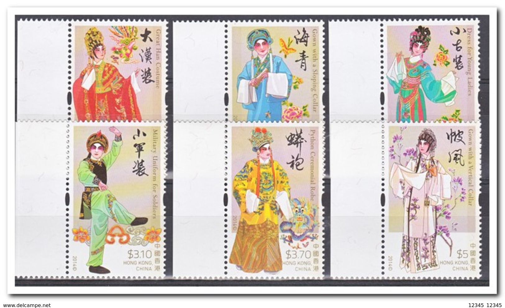 Hong Kong 2014, Postfris MNH, Cantonese Opera - Ongebruikt