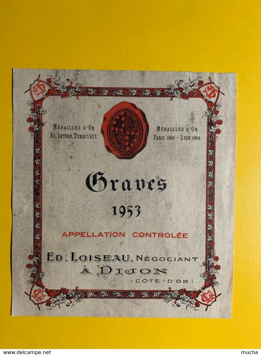 9452 -  Graves 1953 - Bordeaux