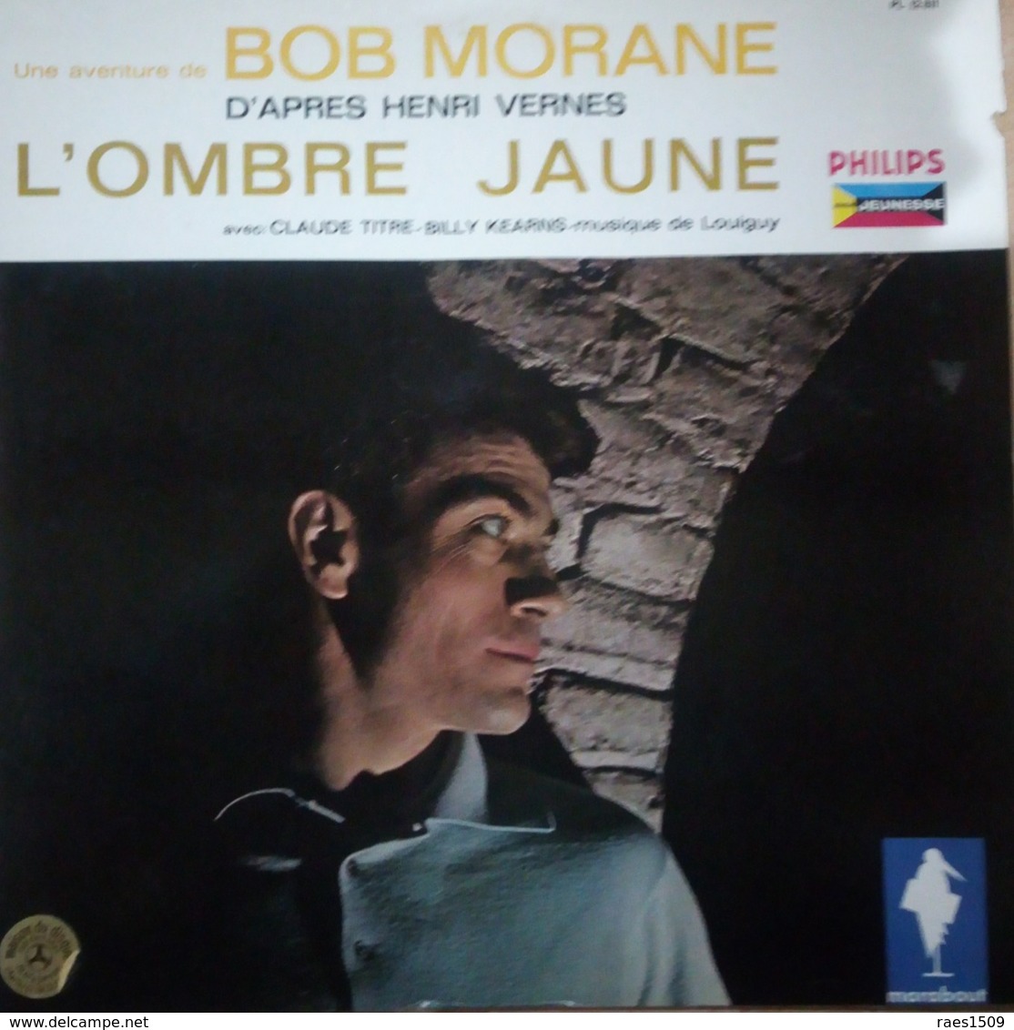 Disque 33 T Aventure De Bob Morane D'Henri Vernes (l'ombre Jaune) - Records