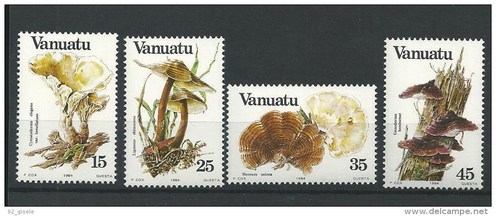 Vanuatu YT 686 à 689 " Champignons " 1984 Neuf** - Vanuatu (1980-...)