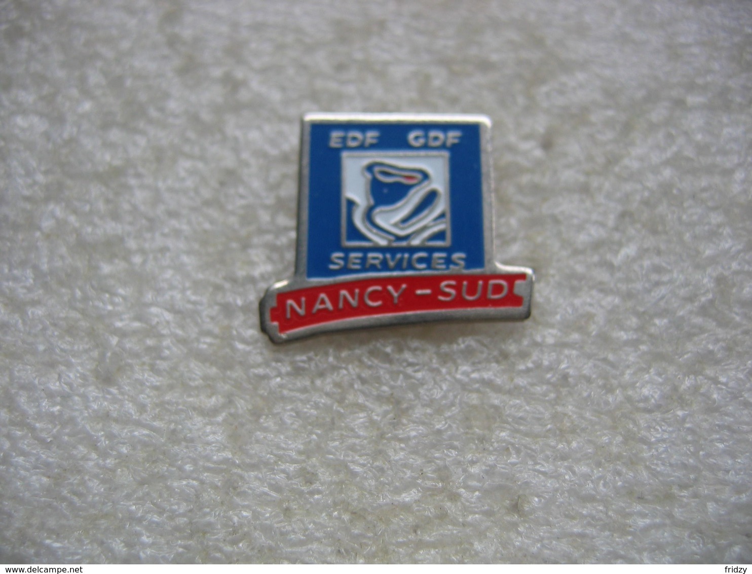 Pin's EDF-GDF Services De NANCY Sud - EDF GDF