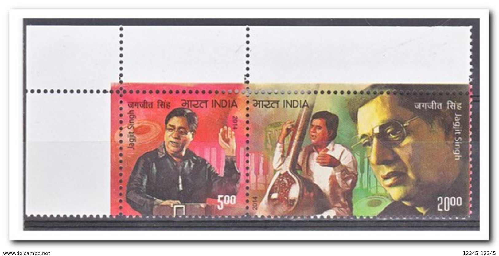 India 2014, Postfris MNH, Jagjit Singh, Music - Unused Stamps