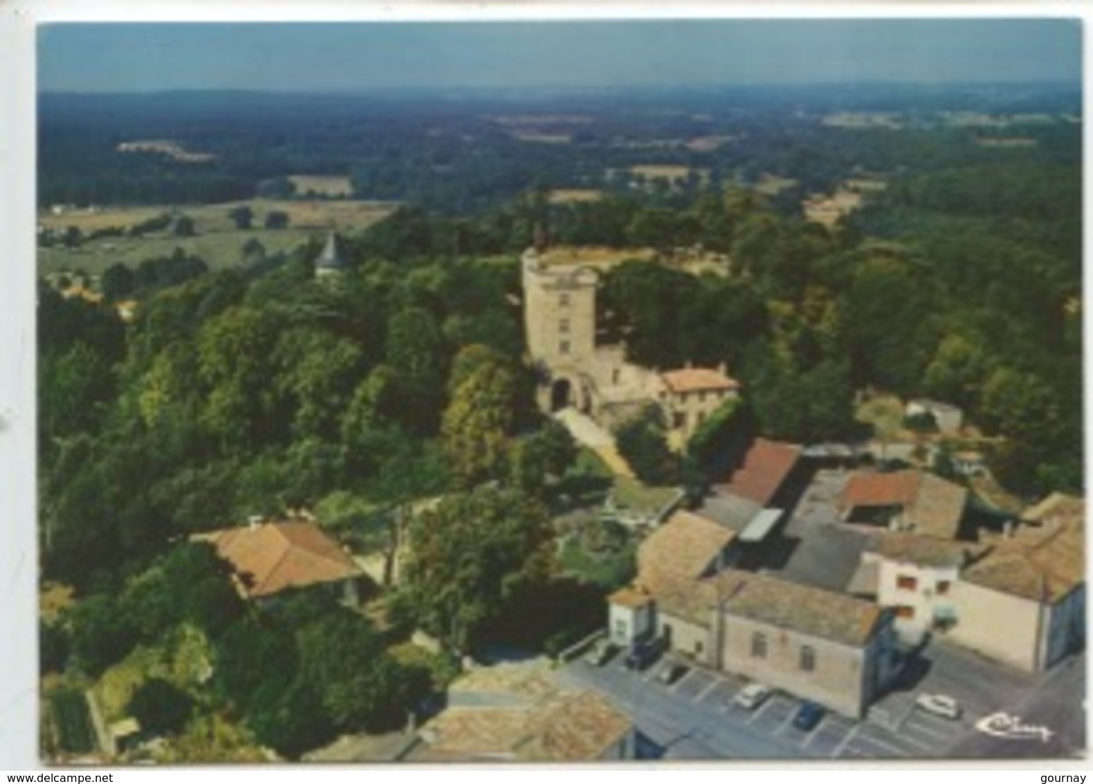 Montendre Les Pins : Vue Aérienne, Le Château (n°0014) - Montendre