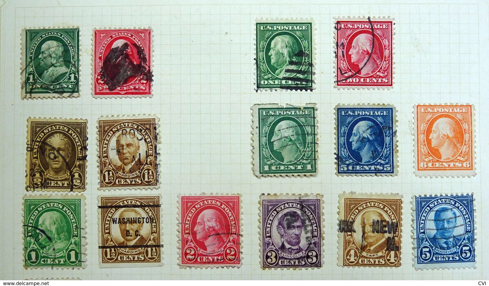 USA Early To Modern Incl. Blocks, 1908 American Red Cross Cinderella F/U, Etc. - Collections