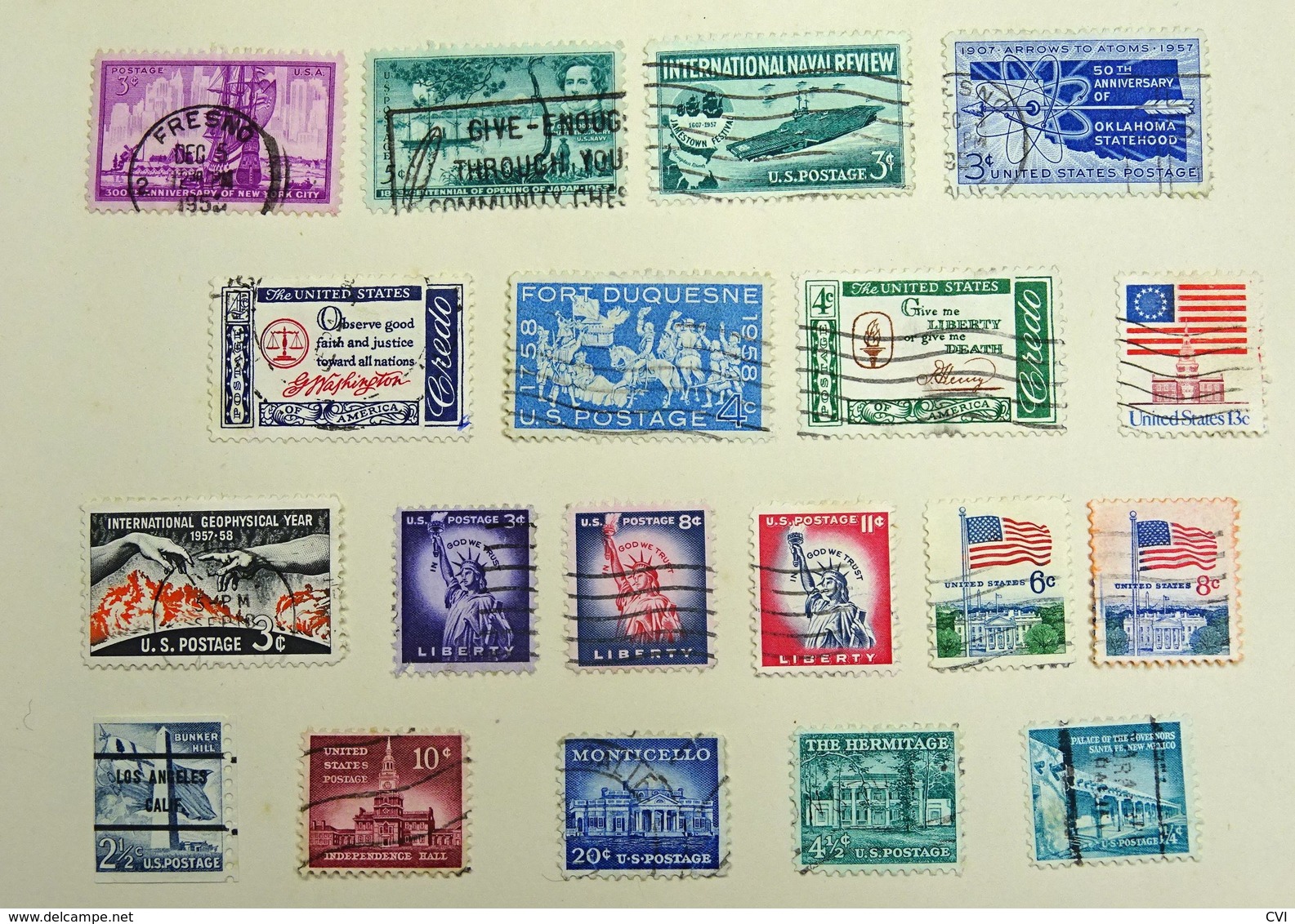 USA Early to Modern incl. Blocks, 1908 American Red Cross Cinderella F/U, etc.