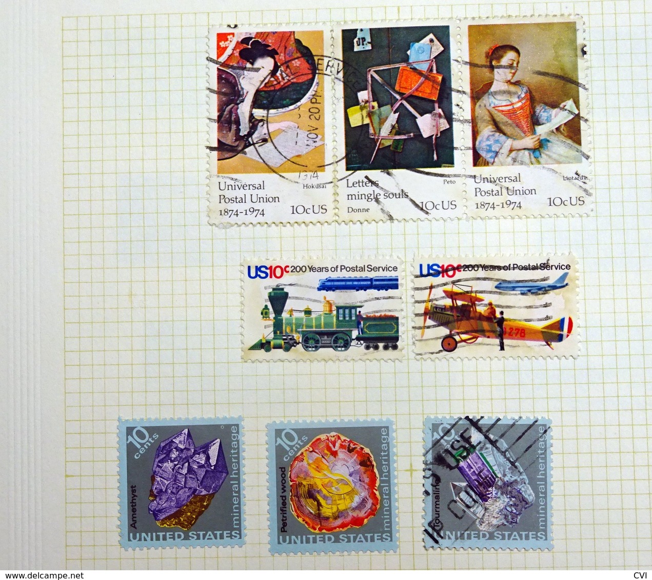 USA Early to Modern incl. Blocks, 1908 American Red Cross Cinderella F/U, etc.