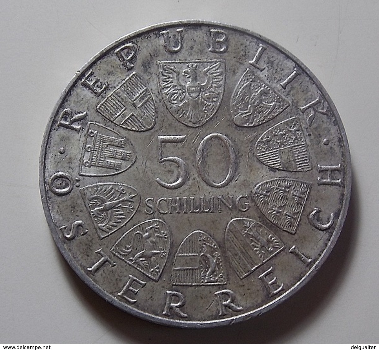 Austria 50 Schilling 1970 Silver - Austria