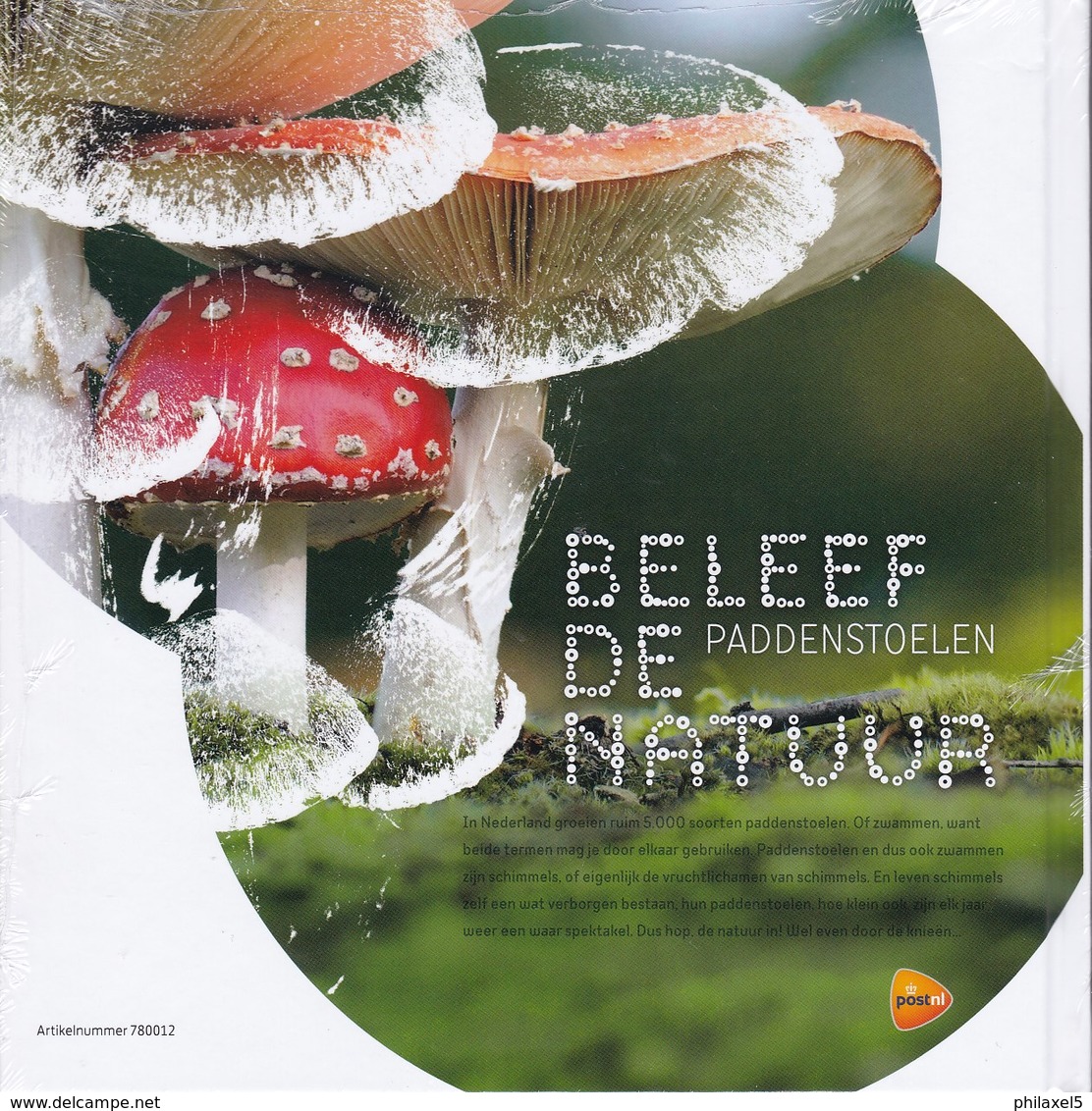 Themaboek PostNL &ndash; Beleef De Natuur - Paddenstoelen - Jaar Van Uitgifte 2018 - Exclusief Zegels - Andere & Zonder Classificatie