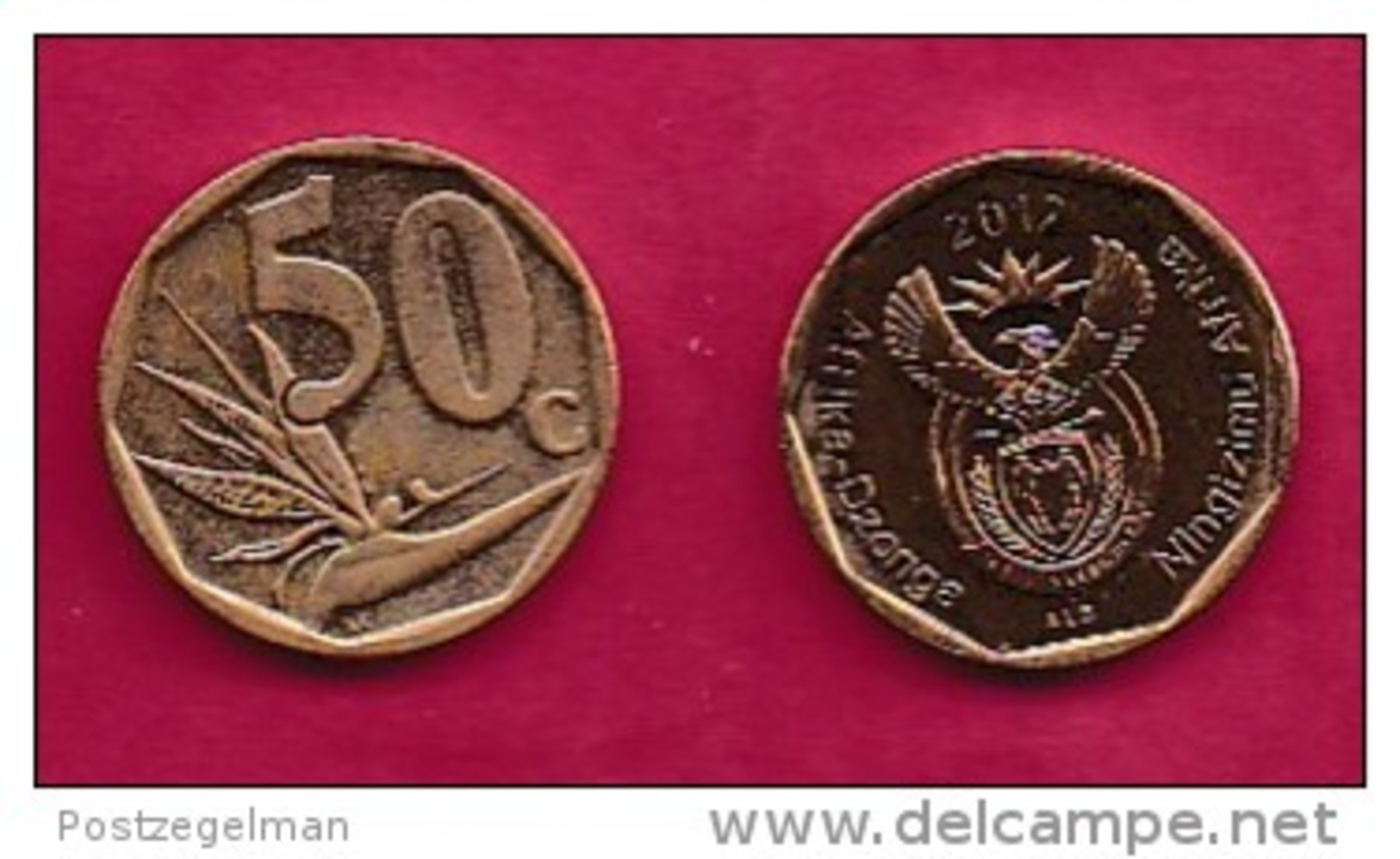 SOUTH AFRICA, 2012, 3 X 50 Cent Coin , One Of The Year Offered Plus 2  Years To My Choice, C2088A - Afrique Du Sud