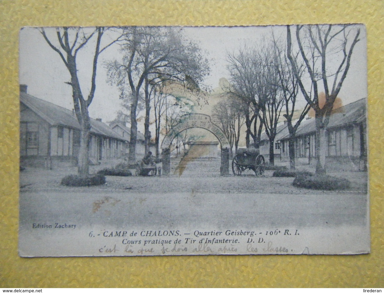 MOURMELON LE GRAND. Le Camp De Chalons. Le Quartier Geisberg Du 106e RI. Le Cours Pratique De Tir D'Infanterie. - Camp De Châlons - Mourmelon