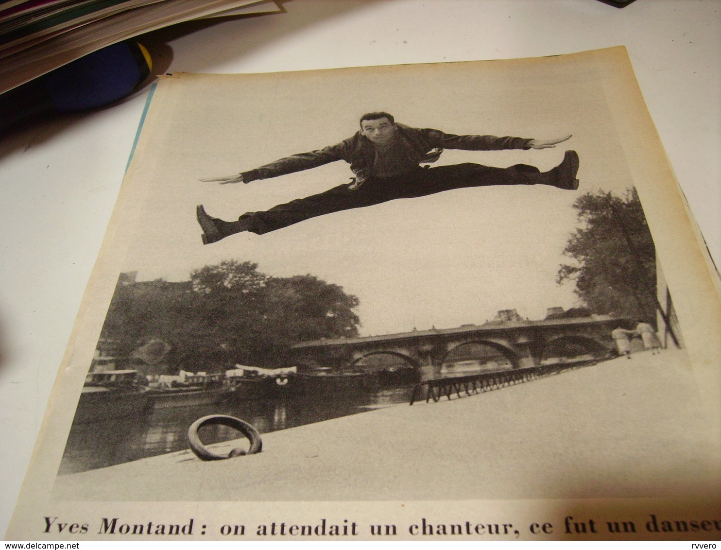 PHOTO YVES MONTAND 1953 - Non Classificati