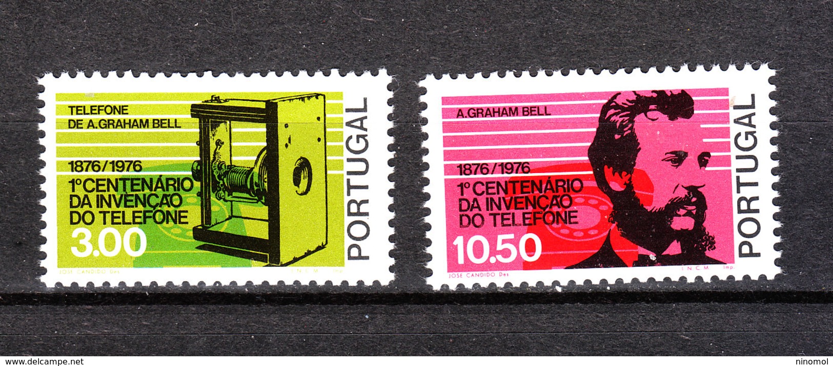 Portogallo - 1976. Bell E Apparecchio Telefonico. Bell And Telephone Apparatus. Complete MNH Set - Telecom