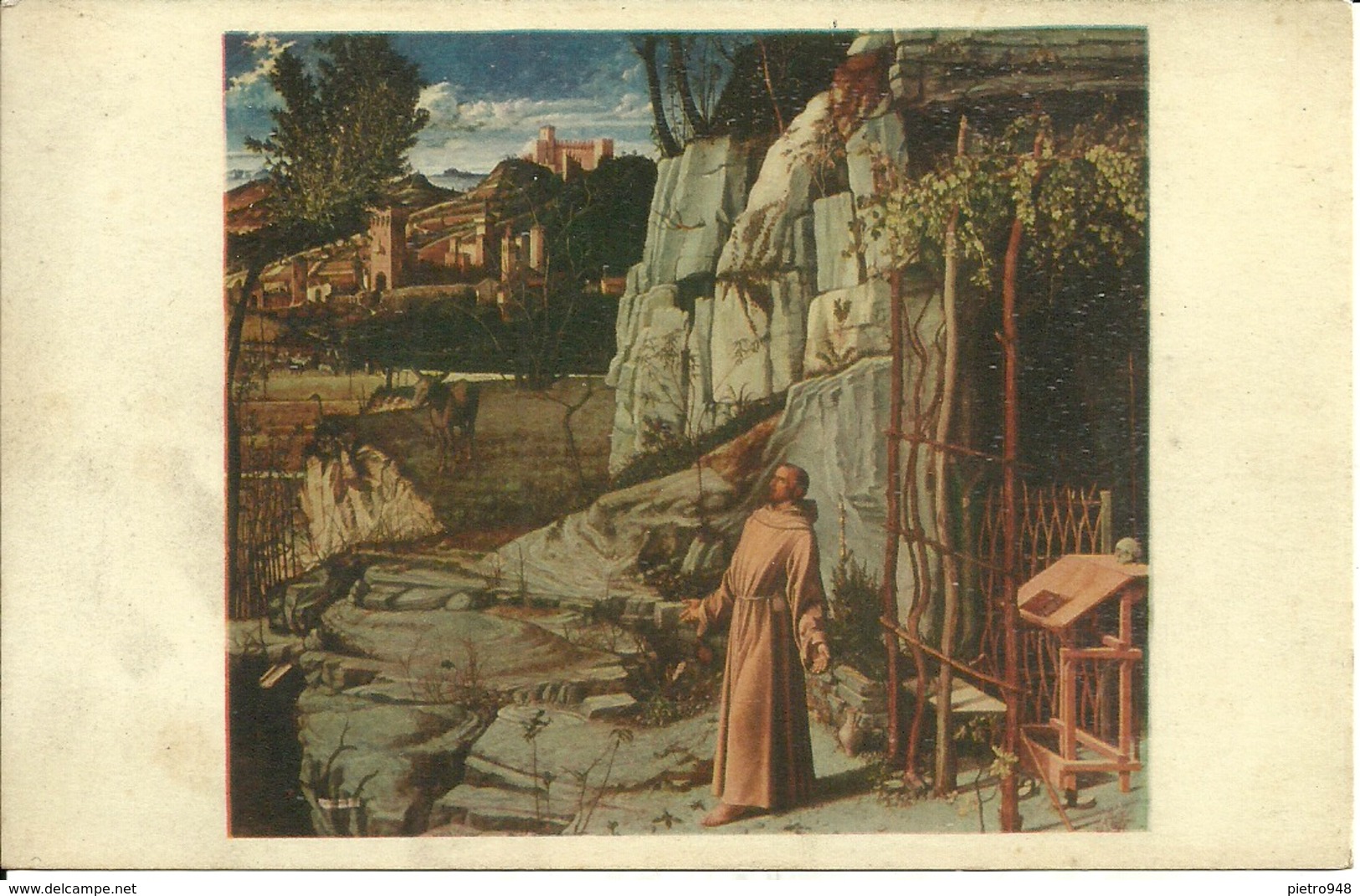 New York City (N.Y., Usa) "St. Francis In Ecstasy" Di Giovanni Bellini, "The Frick Collection" - Musées