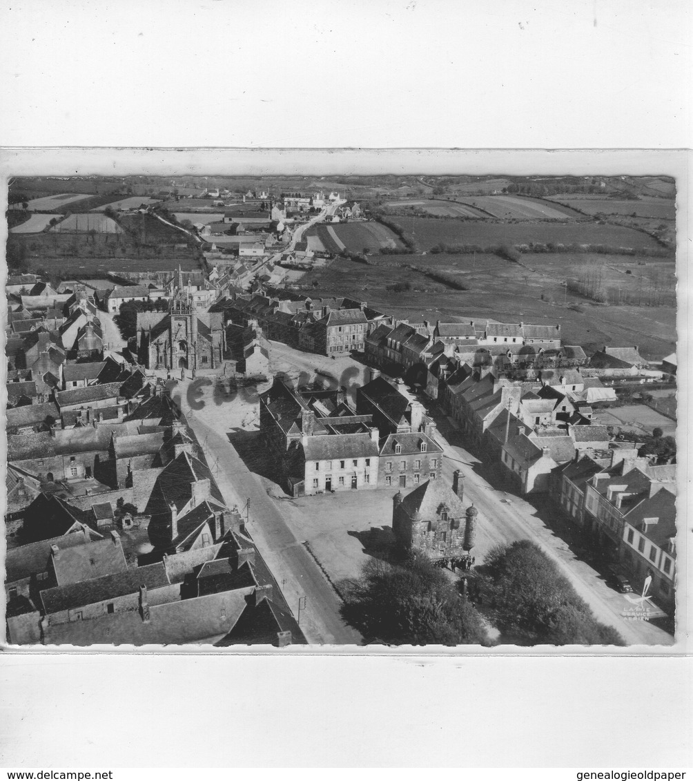 29- GUERLESQUIN - LE CENTRE  VUE AERIENNE LAPIE N° 3 - FINISTERE - Guerlesquin