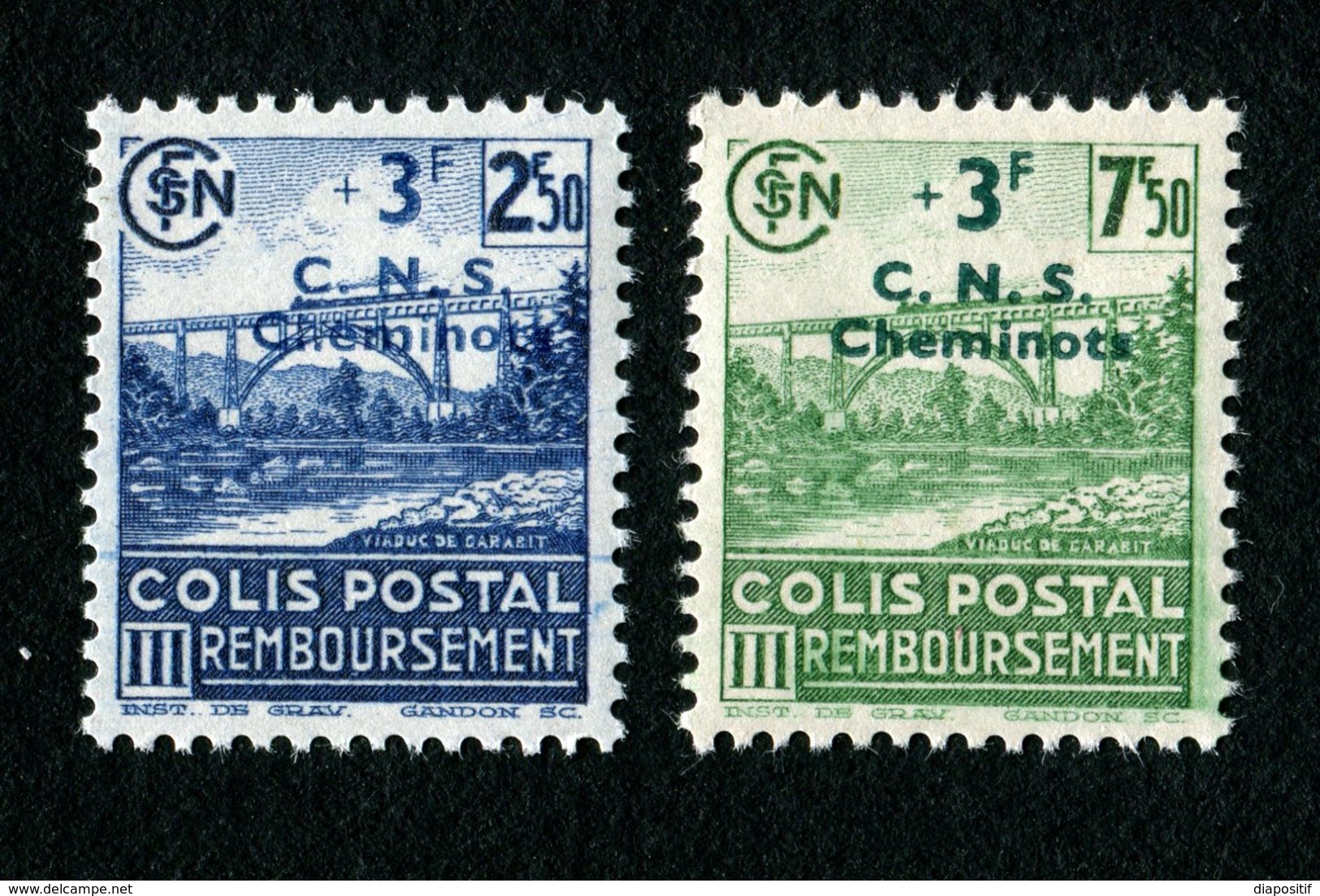 France 1942 - Colis Postaux N° 196 Et 197 Neufs * - Sans Aminci - TBE - Cote 30,00 € - Nuovi