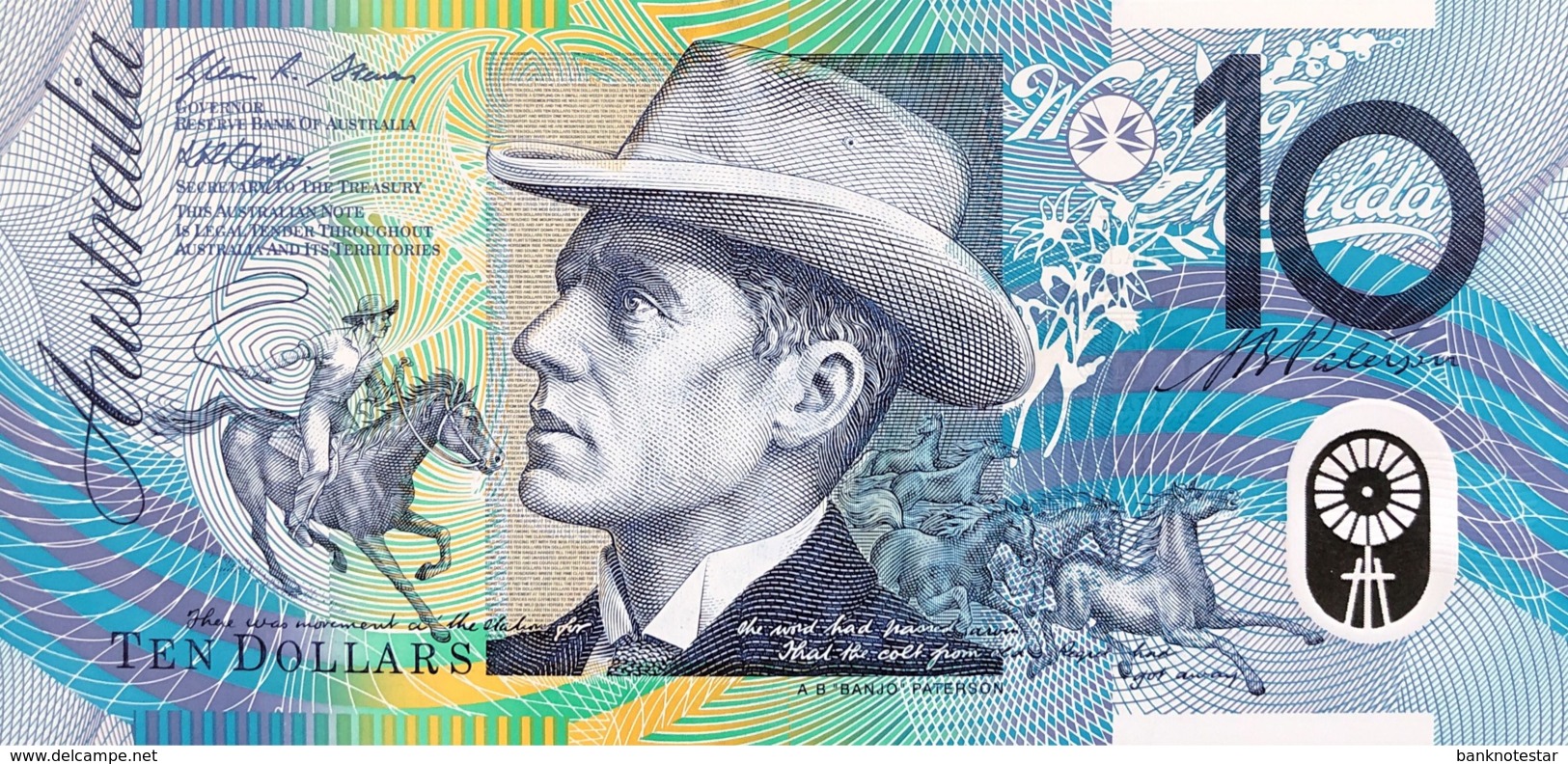 Australia 10 Dollar, P-58e (2008) - UNC - 2005-... (polymère)