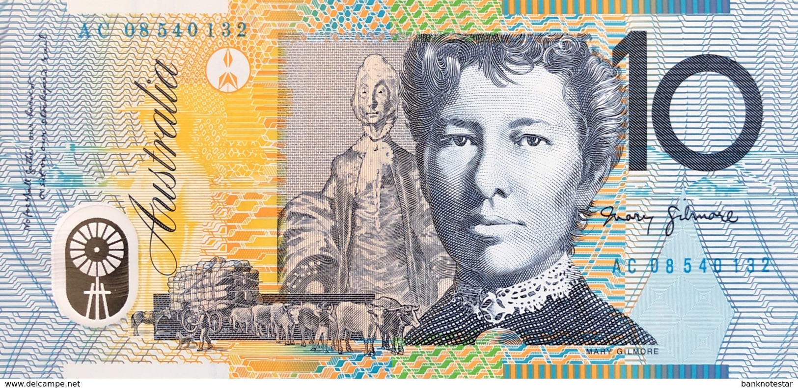 Australia 10 Dollar, P-58e (2008) - UNC - 2005-... (polymère)