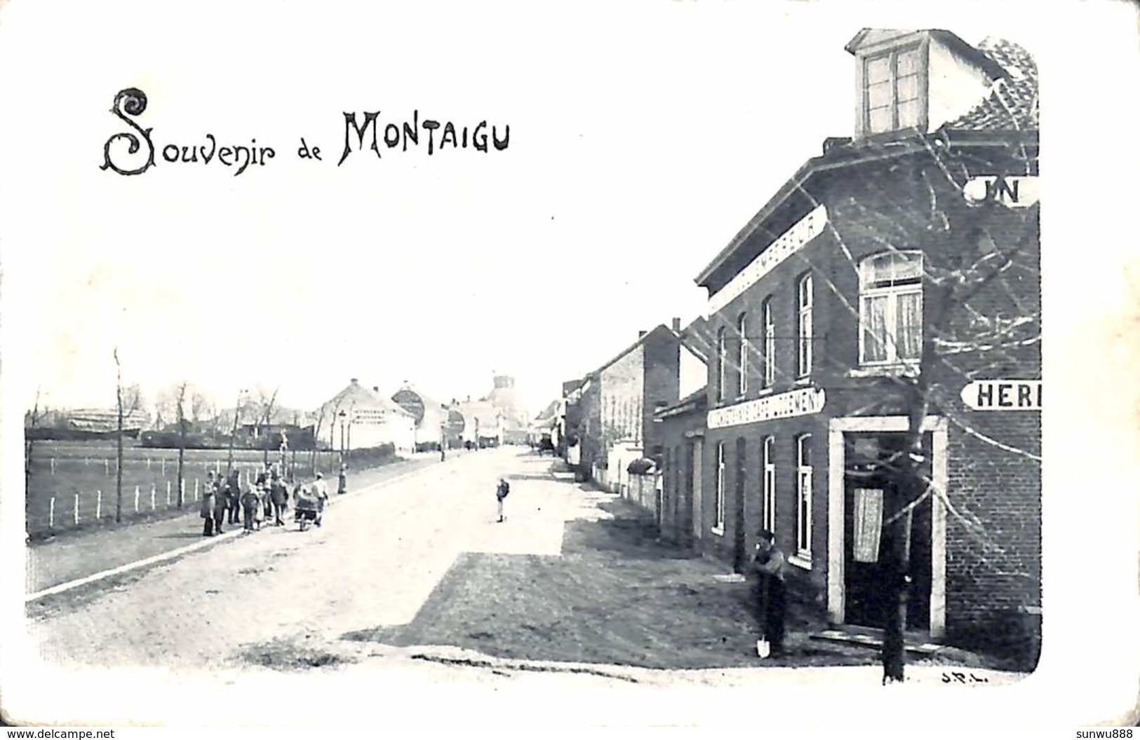 Scherpenheuvel Montaigu - Souvenir De (animatie, Café, Route Provinciale) - Scherpenheuvel-Zichem