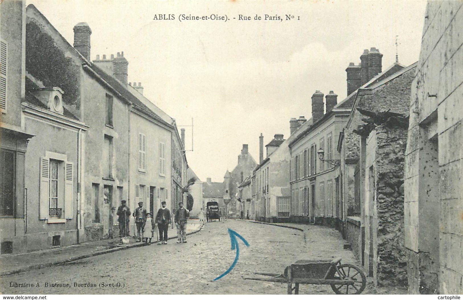 78 - ABLIS - Rue De Paris En 1904 - Ablis