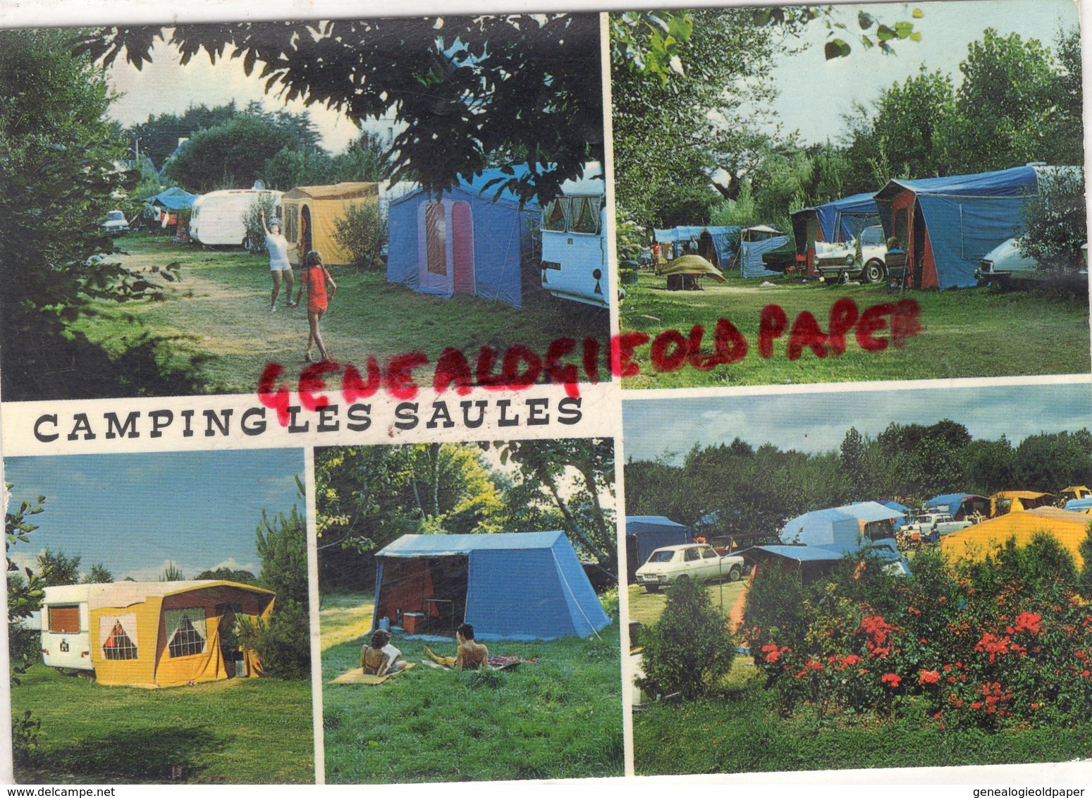 29- FORET FOUESNANT-SUR LA BAIE A PROXIMITE DE PORT LA FORET-LE CAMPING LES SAULES -1976 - FINISTERE - Elliant