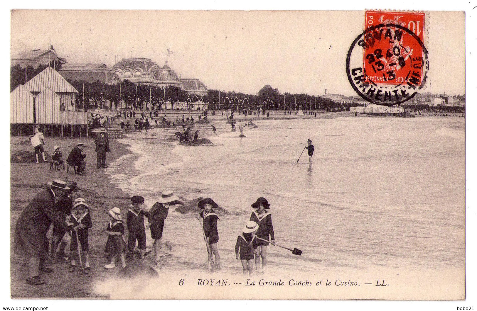 3642 - Royan ( 17 ) - La Grande Conche Et Le Casino - L.L. N°6 - - Royan