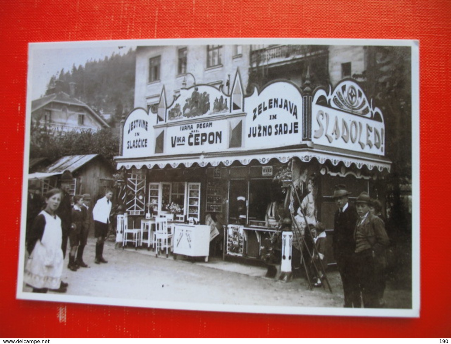 REPRINT!!!-PONATIS!!!Zelezniska Postaja Na Jesenicah Pred II.svetovno Vojno.Railway Station. - Eslovenia