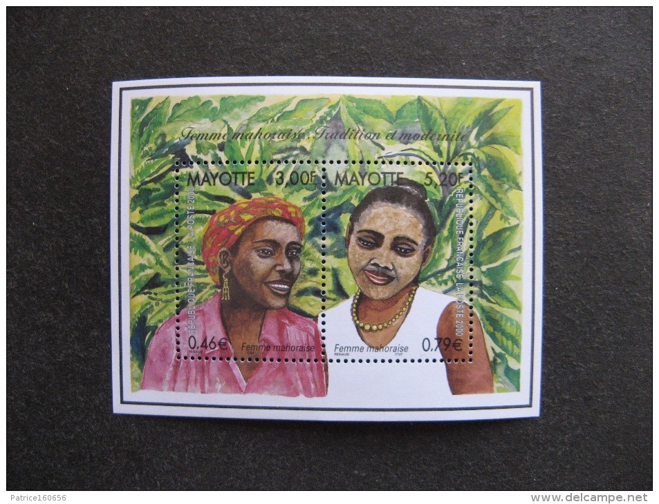 Mayotte: TB BF N°3, Neuf XX . - Blocks & Sheetlets