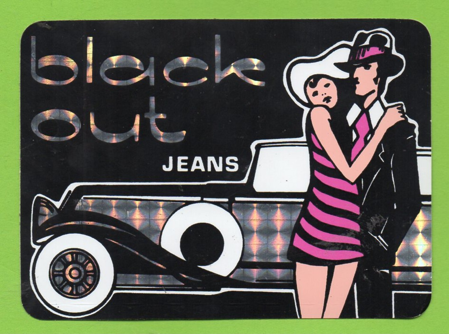 BLACK OUT JEANS * AUTOCOLLANT A607 * - Stickers