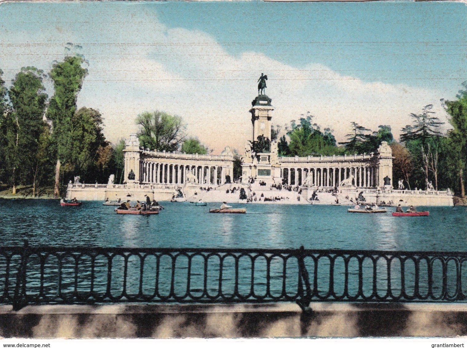 Alfonso XII Monument In Retiro Park, Madrid, Spain - Unused - Madrid