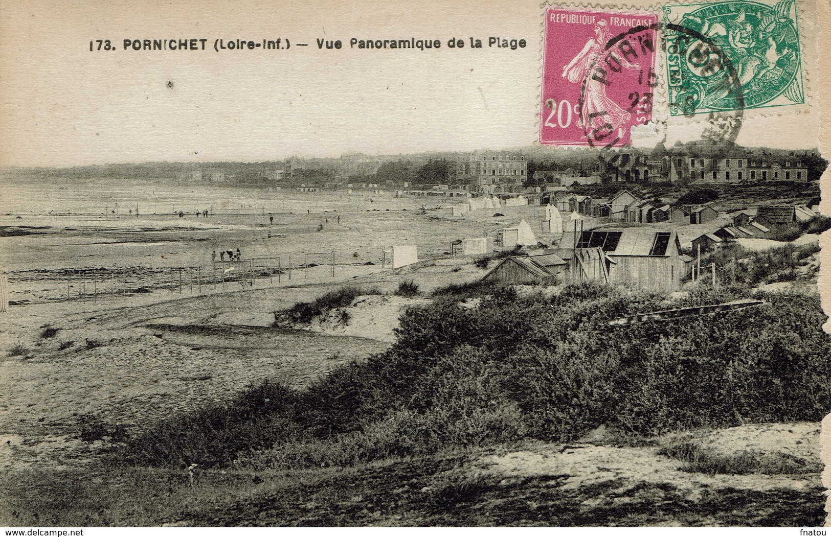 Pornichet (133), Vue Panomarique De La Plage, Jolie Carte - Pornichet