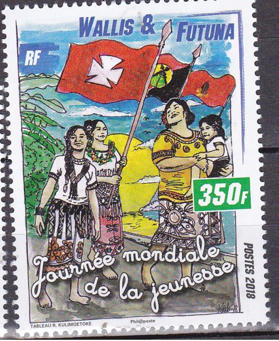 WALLIS ET FUTUNA 2018 JOURNEE MONDIALE DE LA JEUNESSE MNH - Neufs