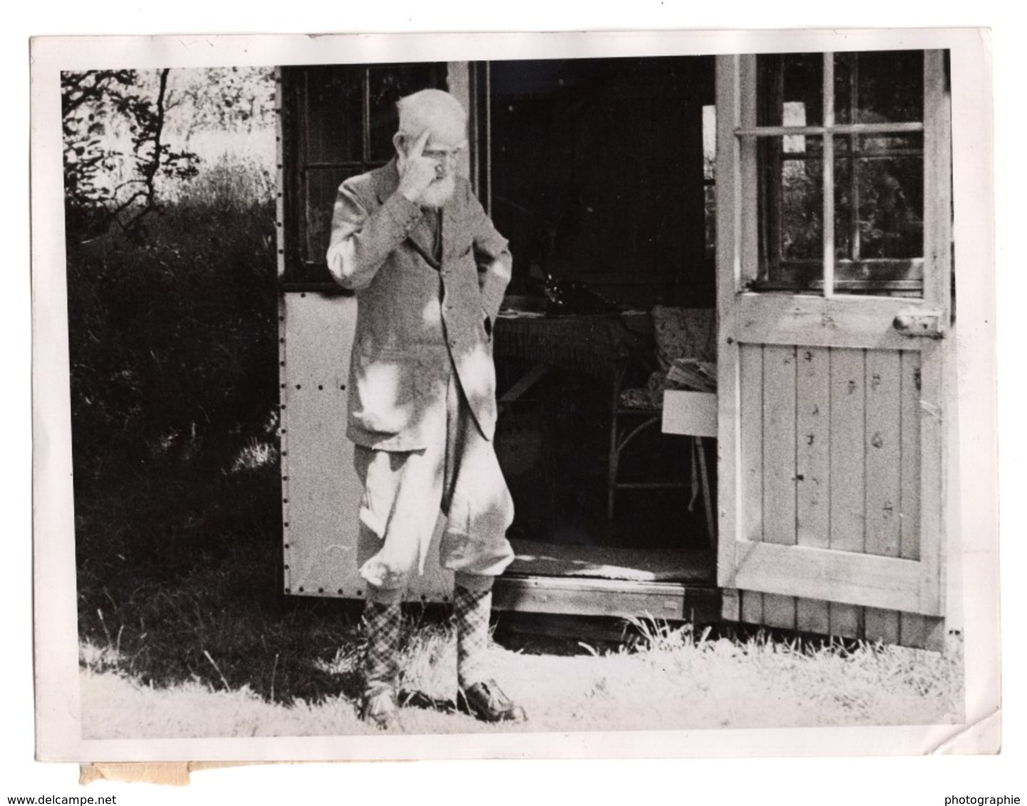 Ayot St Lawrence Ecrivain George Bernard Shaw Chez Lui Ancienne Photo 1946 - Personalidades Famosas