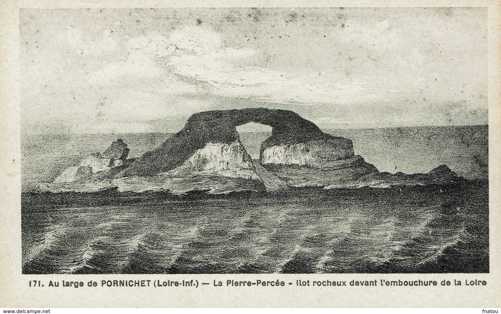 Pornichet (139), La Pierre-Percée - Ilot Rocheux Devant L'embouchure De La Loire, Jolie Carte - Pornichet