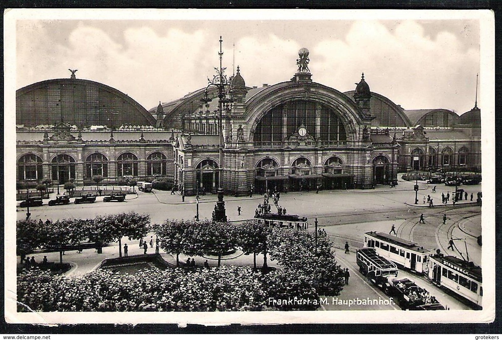 FRANKFURT Hauptbahnhof 1936 Versanden Nach Malang/ Nied. Indien. - Frankfurt A. Main