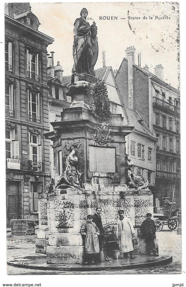 76 - ROUEN - Statue De La Pucelle - Ed. ELD - Rouen