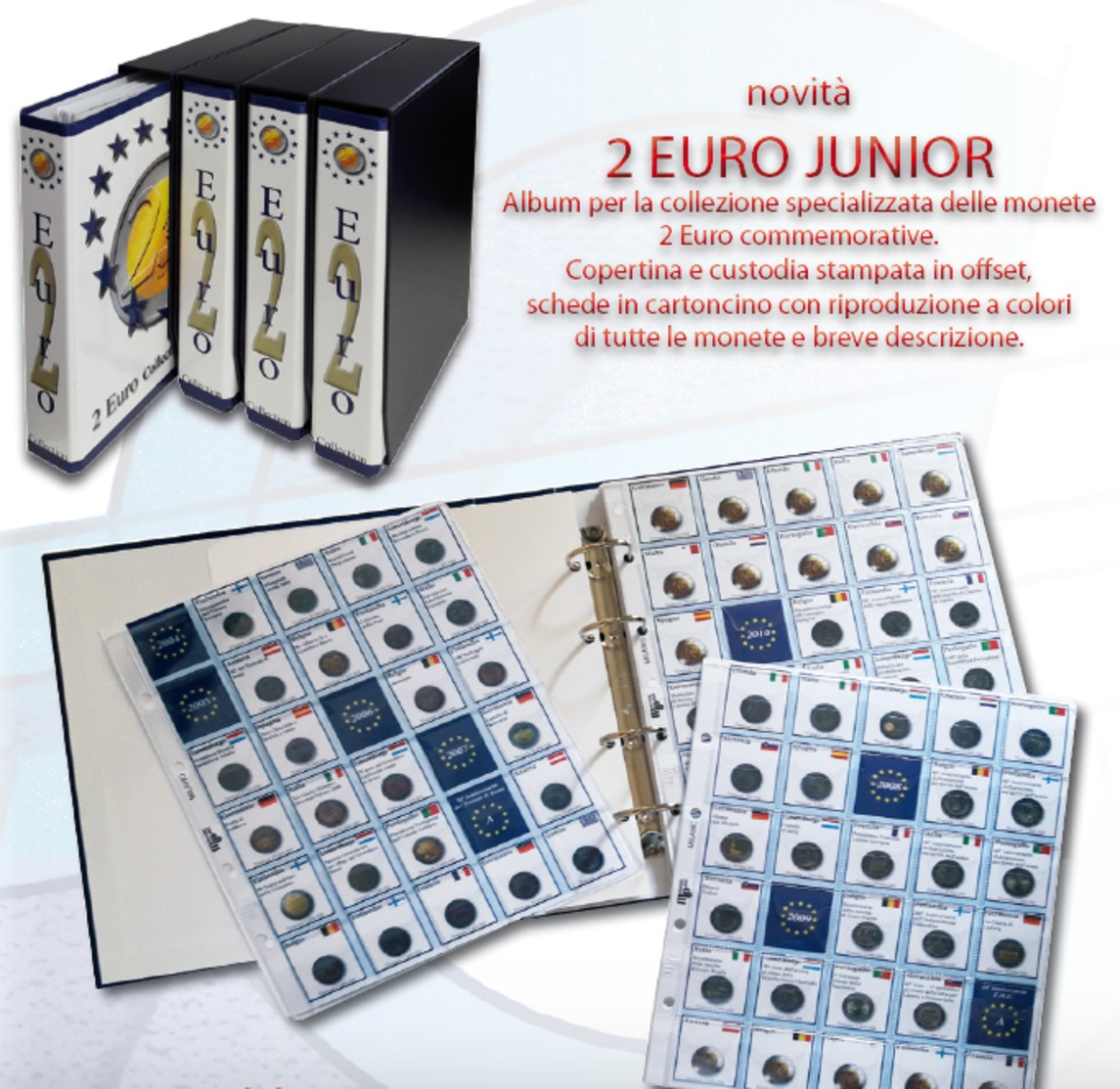 RACCOGLITORE MONETE DA 2 EURO COMMEMORATIVI Da COLLEZIONE Coins&More - Altri & Non Classificati