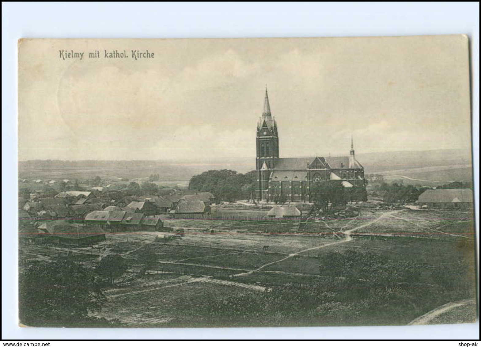 S1809/ Kielmy Kelme Litauen  AK  Kathol. Kirche   1915 - Litauen