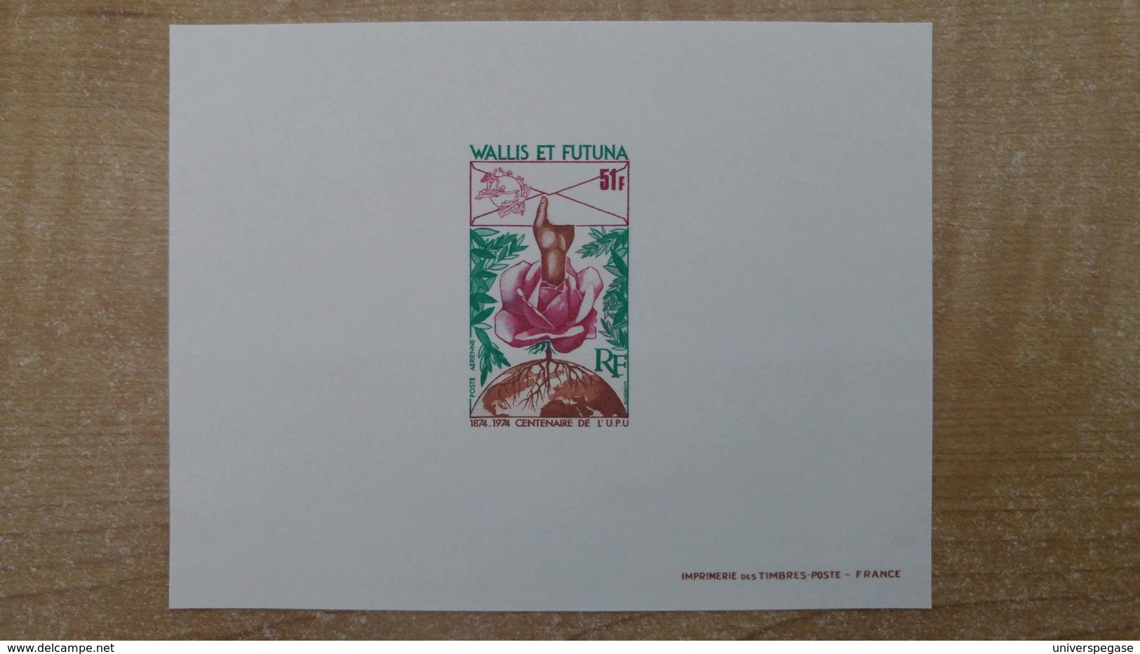 Epreuve WALLIS Et FUTUNA - Poste Aérienne N°56 - Imperforates, Proofs & Errors