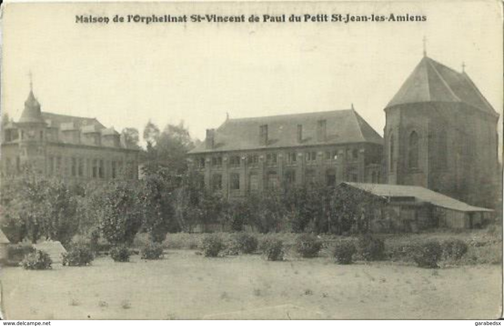 CPA De La Maison De L'Orphelinat St-Vincent De Paul Du Petit St-Jean-les-Amiens. - Autres & Non Classés