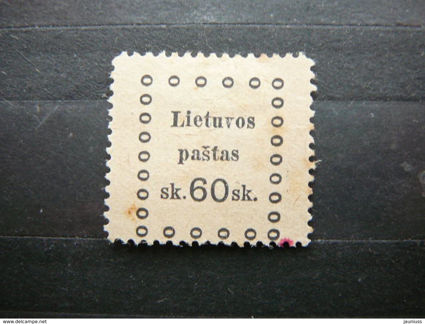 LiKaunas Issue (III) # Lietuva Lithuania Litauen Lituanie Litouwen # 1919 MH # Mi. 26 - Litouwen